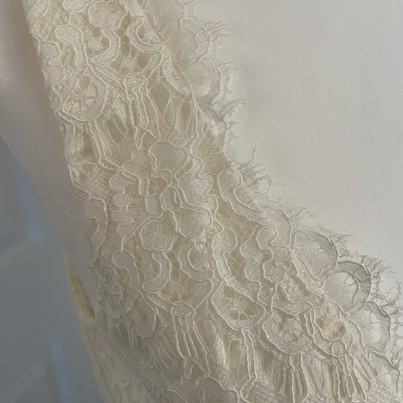 BHLDN & Anthropologie Beautiful ivory eyelash lace dress. - Picture 5 of 10